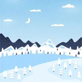 冬天背景风地形壁纸下雪