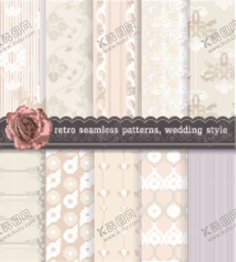 编号：88428909220725162209【酷图网】源文件下载-复古风格婚礼背景