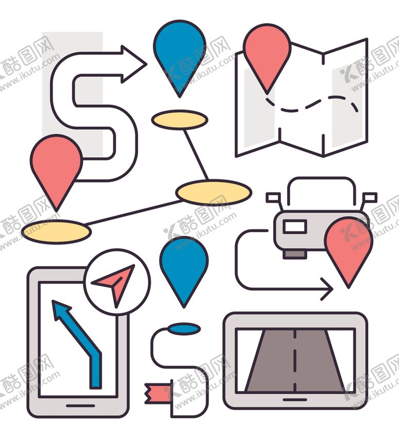 编号：48244109241835021272【酷图网】源文件下载-定位图标