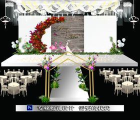 木纹婚礼背景图片