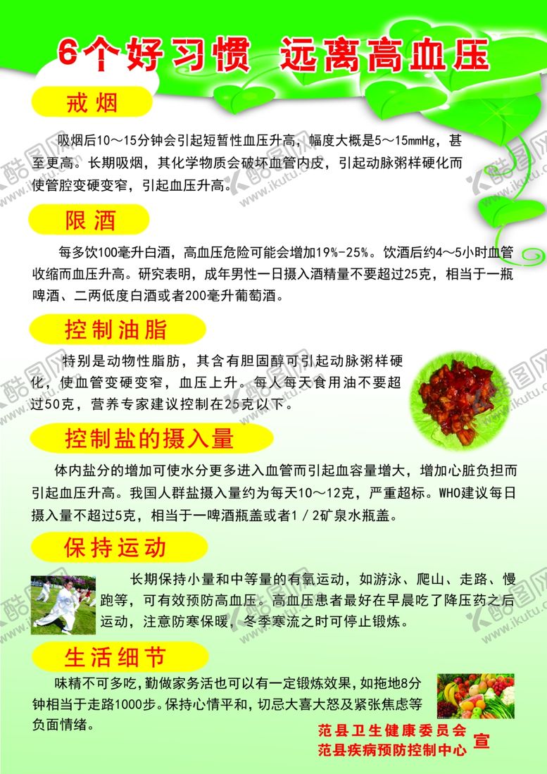 编号：63839112010224558001【酷图网】源文件下载-高血压彩页
