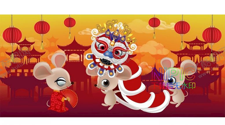 编号：53591103311403006126【酷图网】源文件下载-格式素材卡通新年风格图片春节