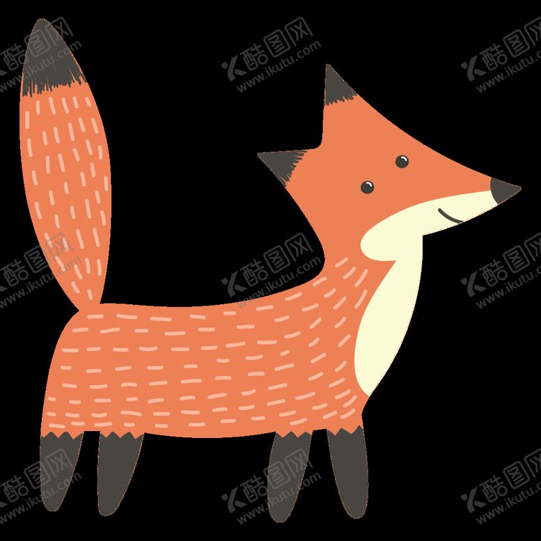 编号：47582111180336409082【酷图网】源文件下载-卡通狐狸           