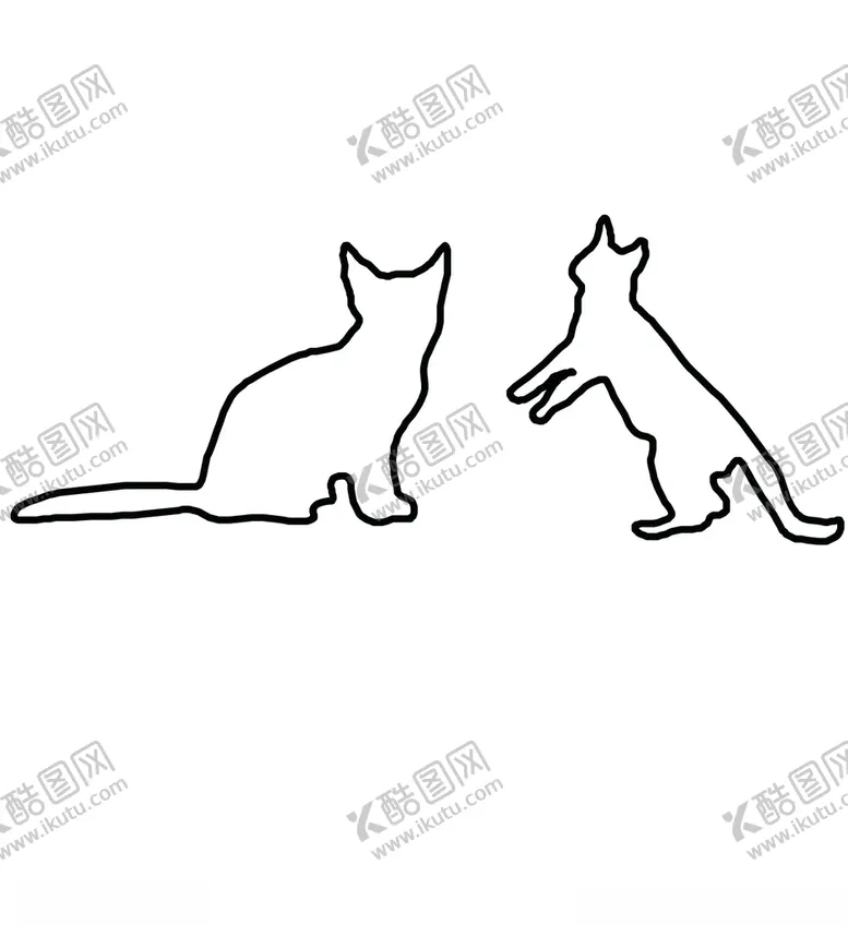 编号：84996804211254142832【酷图网】源文件下载-小猫可爱卡通素材矢量