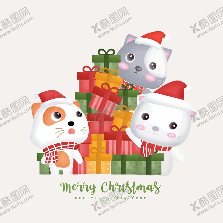 编号：48350710100947506852【酷图网】源文件下载-卡通圣诞节  