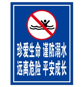 珍爱生命 谨防溺水 海报