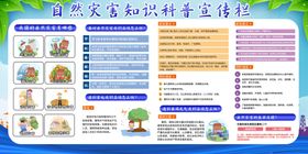 自然灾害预防 防汛防台知识海报
