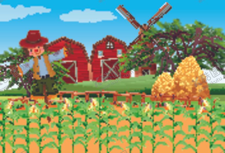 编号：28017310042100128223【酷图网】源文件下载-卡通农场