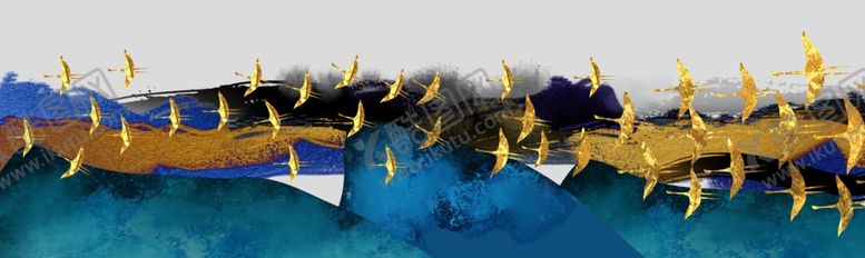 编号：34717410300542353754【酷图网】源文件下载-轻奢床头画