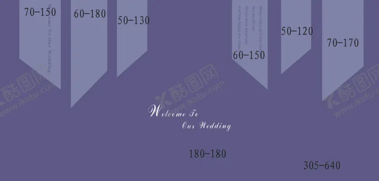 编号：70077203290918504097【酷图网】源文件下载-蓝紫色婚礼