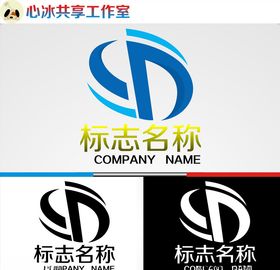 logo设计字母矢量图制作