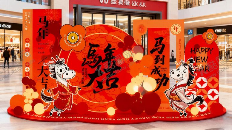 编号：18653604021610204219【酷图网】源文件下载-马年美陈