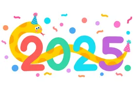 2025艺术字生肖蛇蛇年到来蛇年贺词