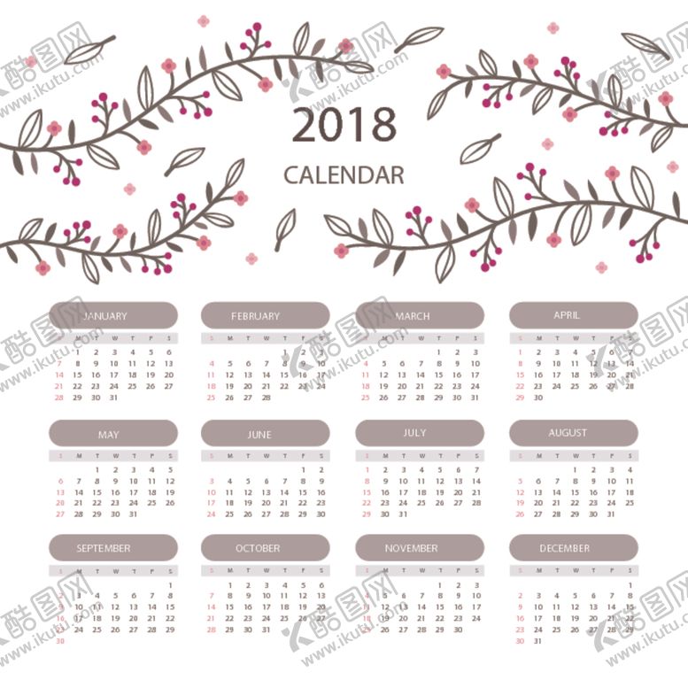 编号：37511110041108395534【酷图网】源文件下载-台历