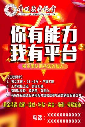 你有能力我有平台招聘