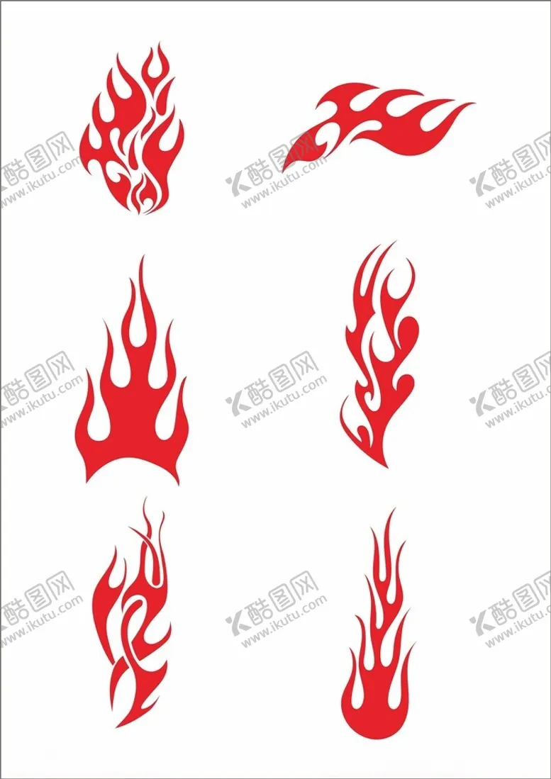 编号：75441502210139208827【酷图网】源文件下载-卡通矢量着火火焰