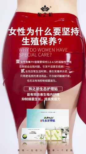 女性私护私密产品海报