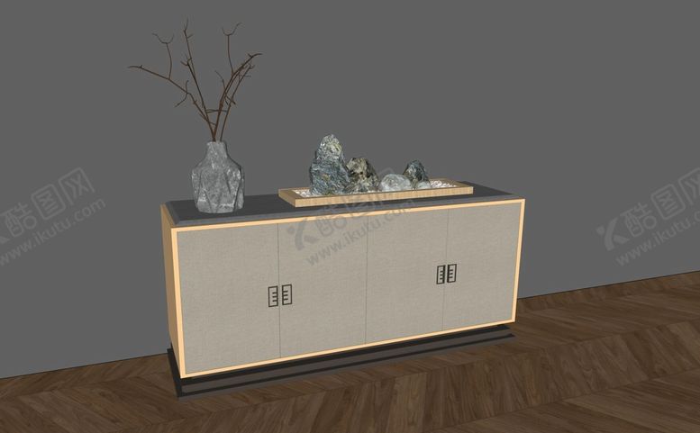 编号：88022312161504062267【酷图网】源文件下载-日式矮柜模型