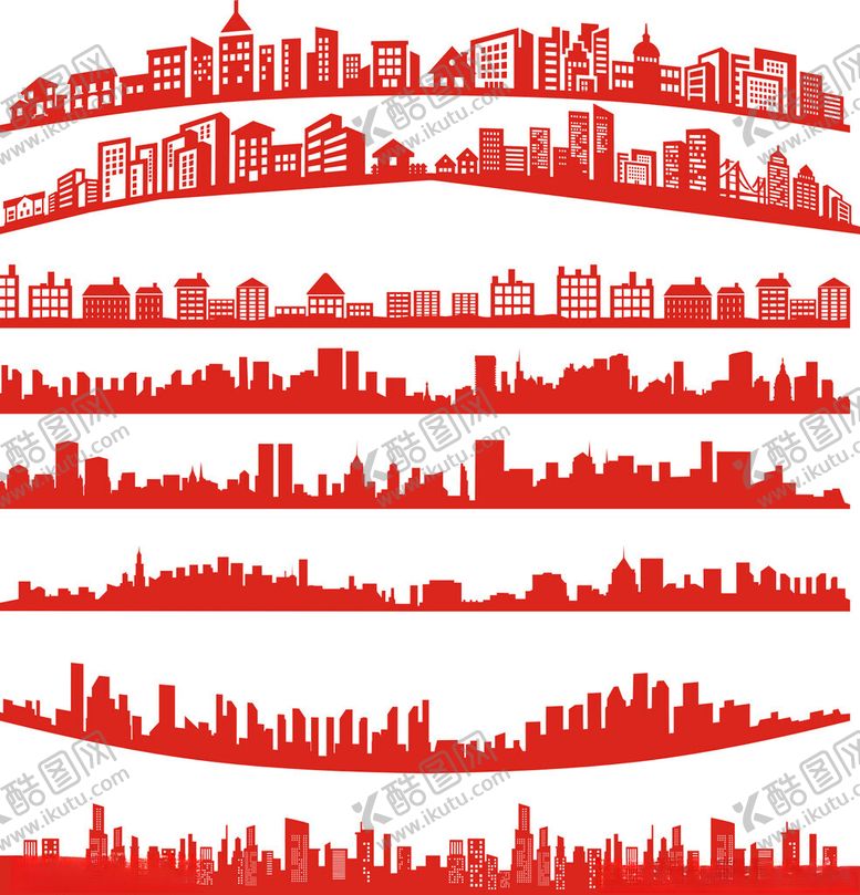 编号：91250304040450111346【酷图网】源文件下载-城市剪影