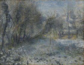 复古色调风景油画