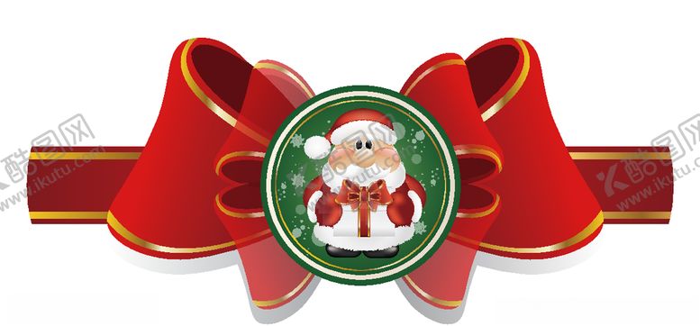 编号：91603709262230131207【酷图网】源文件下载-圣诞蝴蝶结