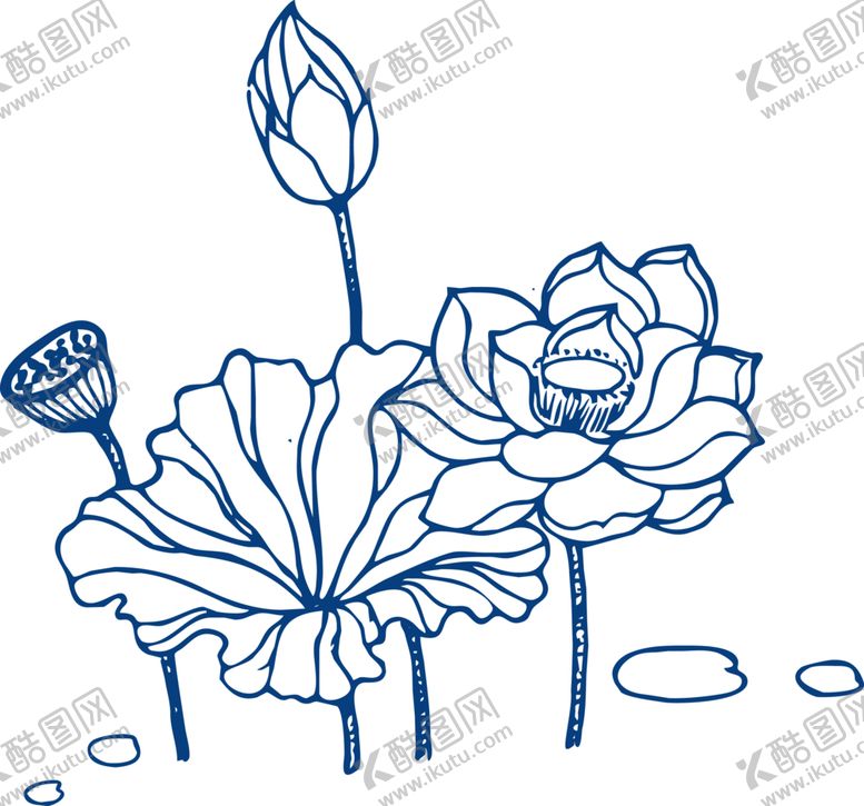 编号：35071705071208271136【酷图网】源文件下载-青花瓷图案