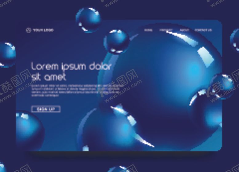 编号：71882009090805404424【酷图网】源文件下载-创意抽象背景卡片