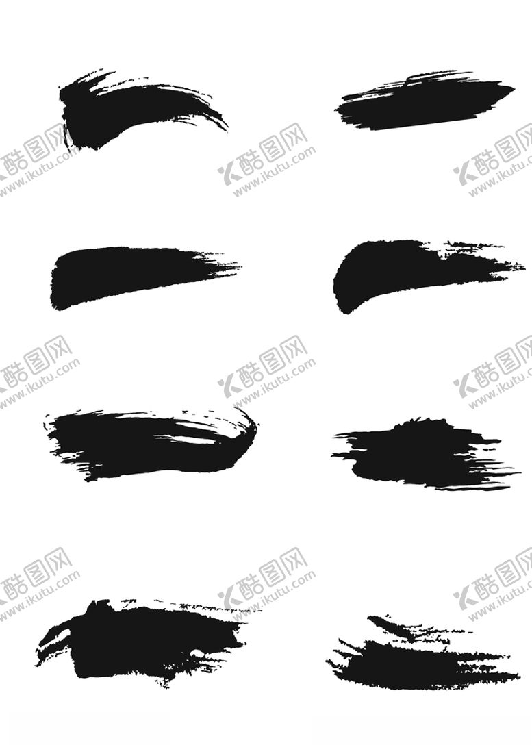 编号：16487305110751481904【酷图网】源文件下载-中国风复古毛笔笔刷标题素材