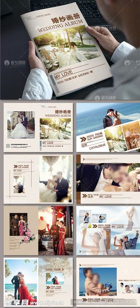 新品大米活动促销宣传整套画册
