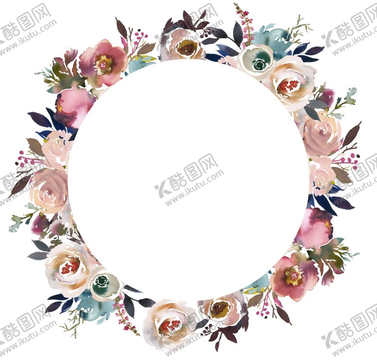 编号：32580802052023416181【酷图网】源文件下载-水彩花