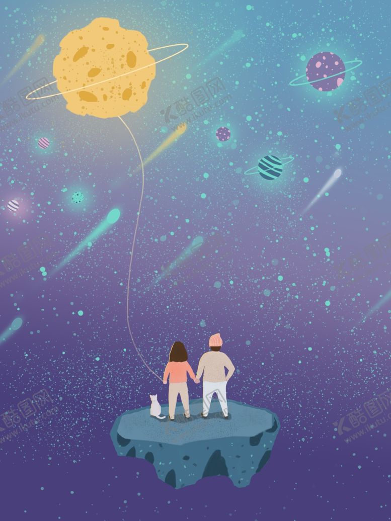 编号：28802405121105297037【酷图网】源文件下载-创意卡通插画图案