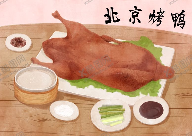 编号：64662704301628051714【酷图网】源文件下载-手绘各地小吃