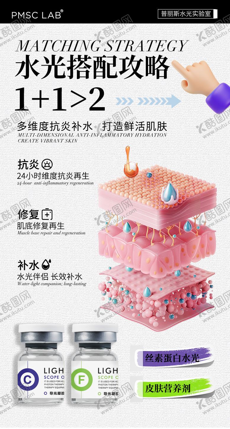 编号：45833904200732564956【酷图网】源文件下载-水光产品宣传海报