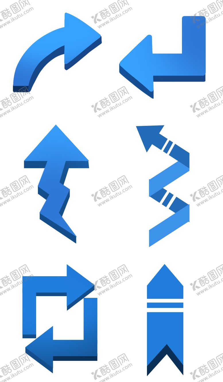 编号：15828902130313519378【酷图网】源文件下载-各种箭头图片