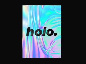 炫彩抽象塑料质感图案