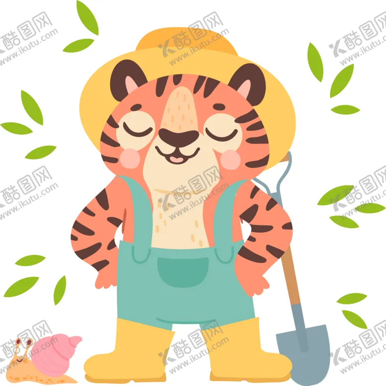 编号：62366201260349449612【酷图网】源文件下载-虎年卡通插画