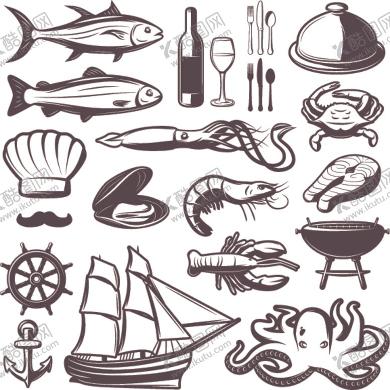 编号：57875710060804187159【酷图网】源文件下载-鱼海鲜