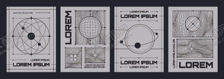 编号：51265204031912116846【酷图网】源文件下载-简约几何图案封面设计