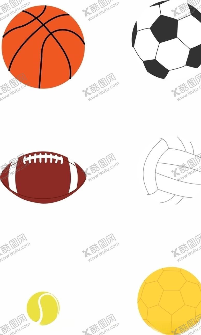 编号：29217209280327265204【酷图网】源文件下载-球类图标