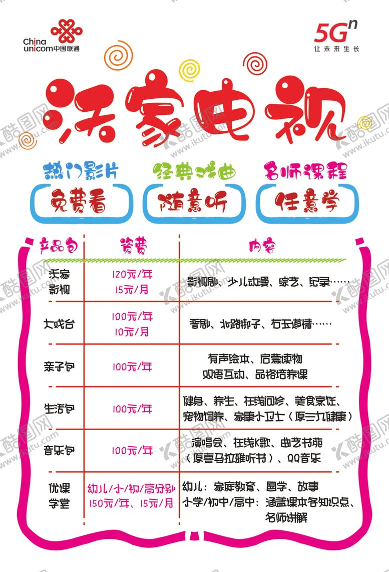 编号：53207605041857274794【酷图网】源文件下载-沃家电视海报