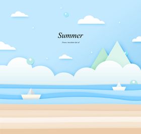 秋冬扁平插画长海报