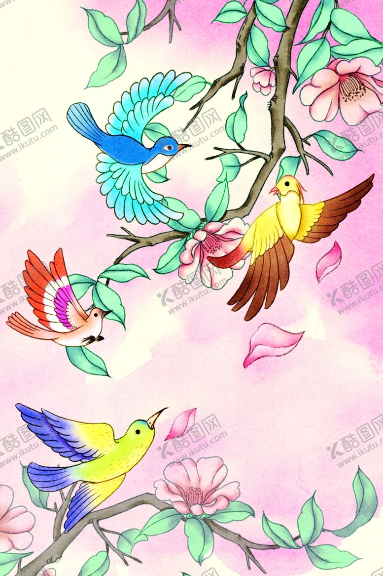 编号：30083009260909575123【酷图网】源文件下载-插画鸟