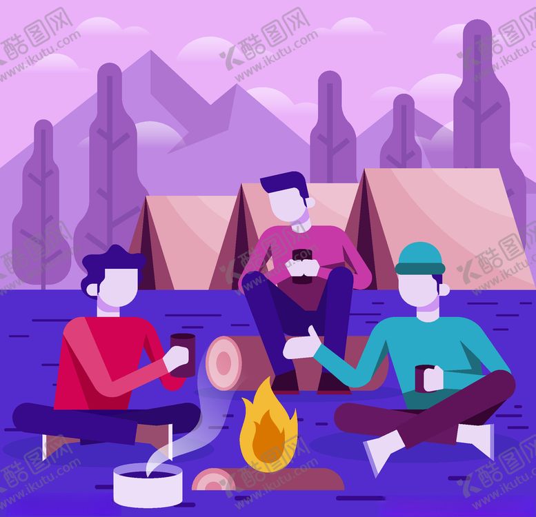 编号：60844909281046413477【酷图网】源文件下载-露营