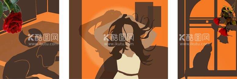 编号：15360909261430105409【酷图网】源文件下载-美女装饰画