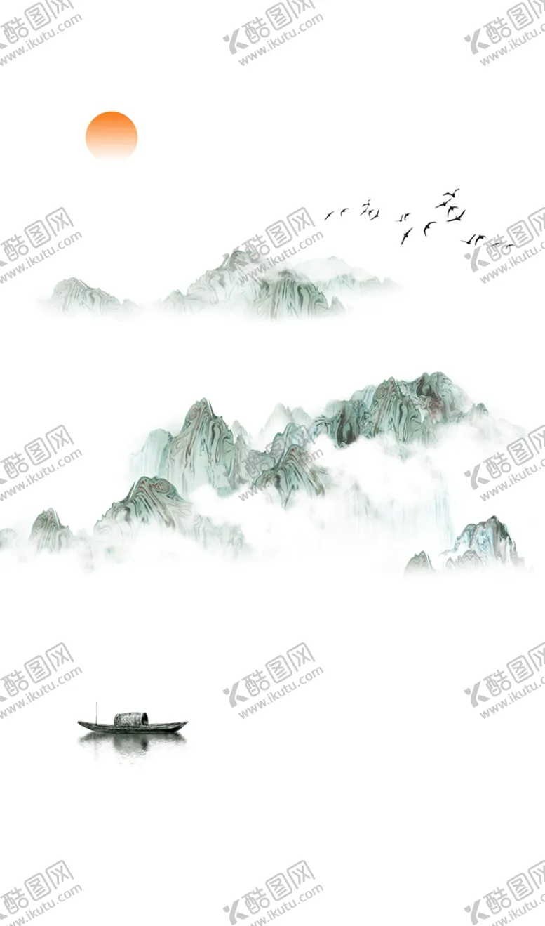 编号：62348709280532011387【酷图网】源文件下载-水墨山水