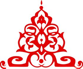 镂空边框花纹雕刻造型古典祥云圆回证书