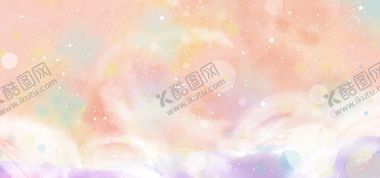 创意手绘天空图片之境动画网红云复古