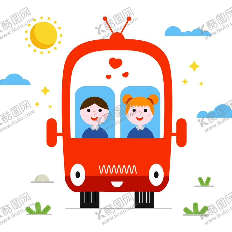 编号：82438911041302313890【酷图网】源文件下载-校车 