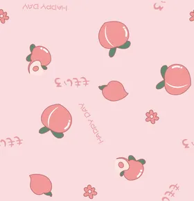 卡通桃子