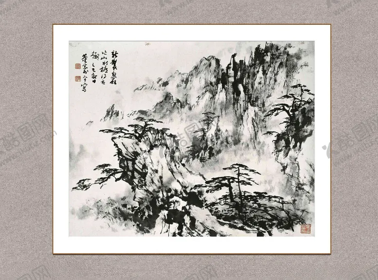 编号：80424512121518083844【酷图网】源文件下载-黄山松云